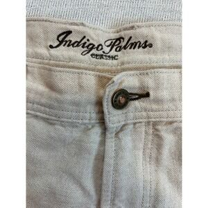 Tommy Bahama Indigo Palms Classic Fit Mens Linen Cotton Blend Pants Khaki 40x34